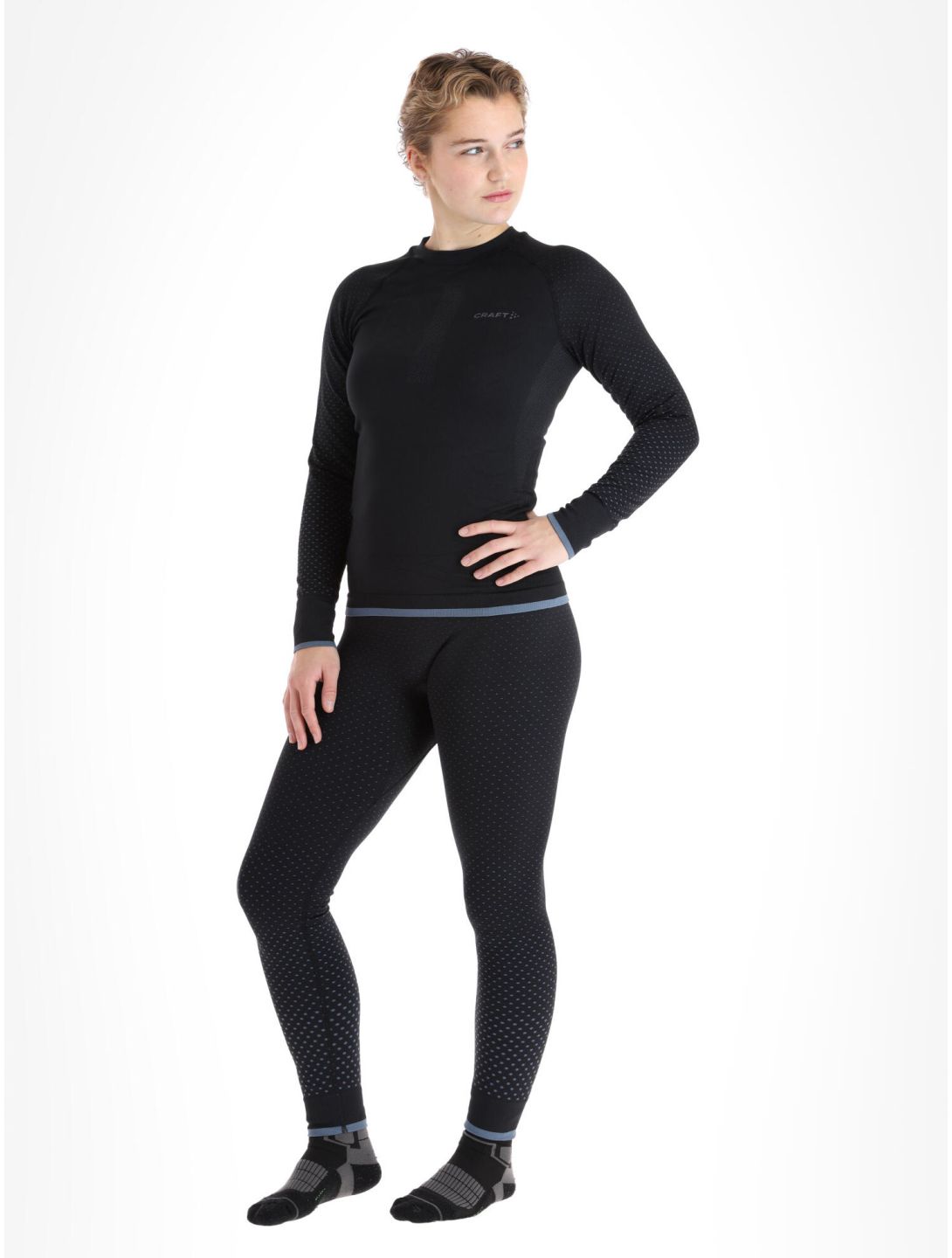 Craft, Adv Warm Intensity LS thermoshirt dames Black zwart 