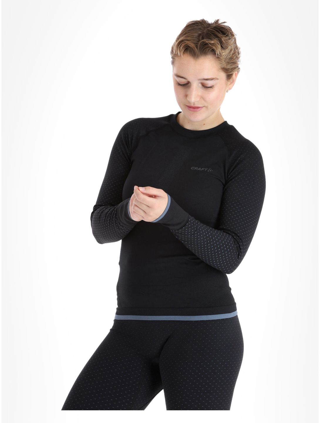 Craft, Adv Warm Intensity LS thermoshirt dames Black zwart 