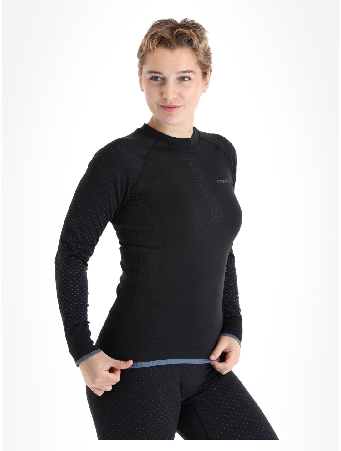 Craft, Adv Warm Intensity LS thermoshirt dames Black zwart 