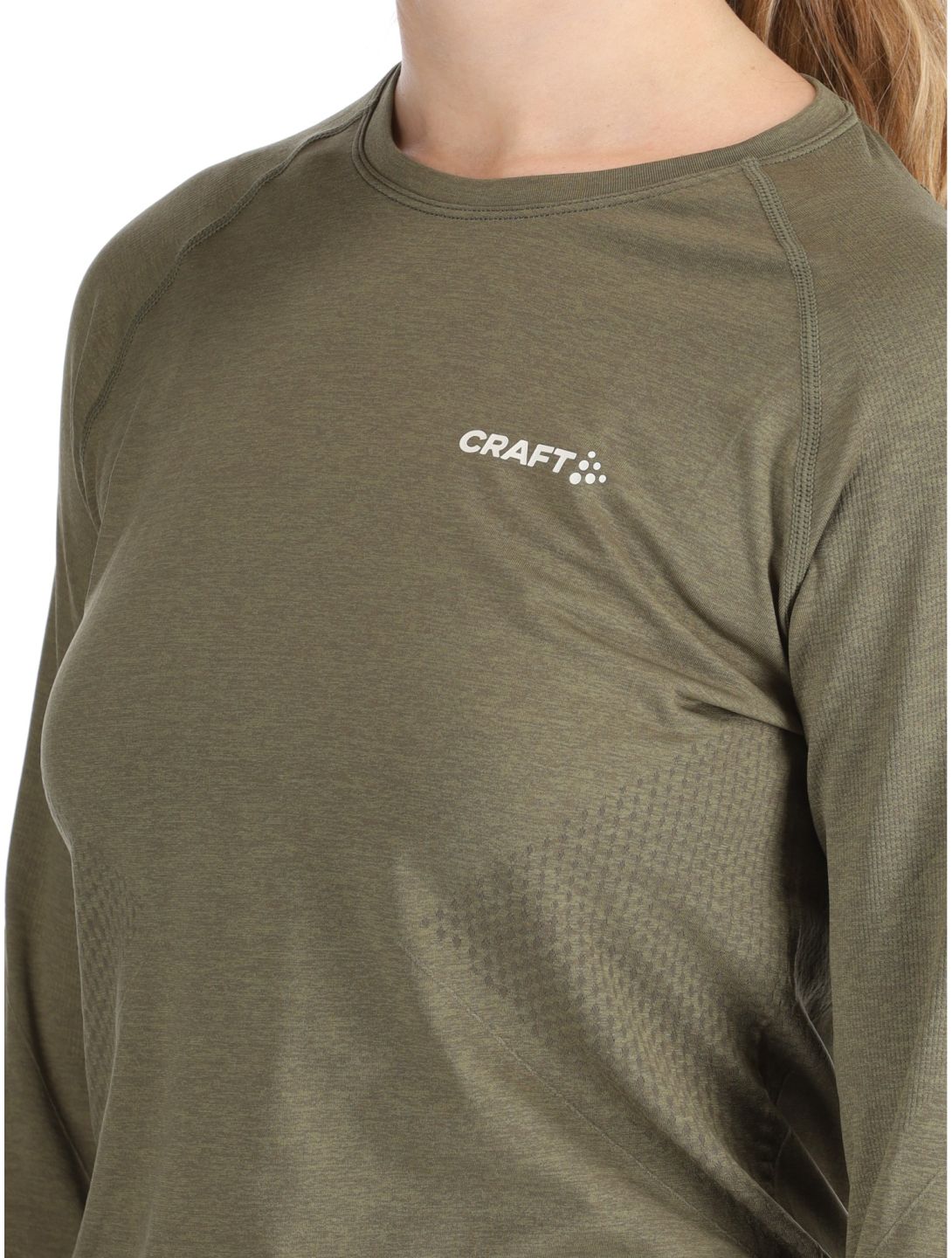 Craft, Core Dry Active Comfort LS thermoshirt dames Rift groen 