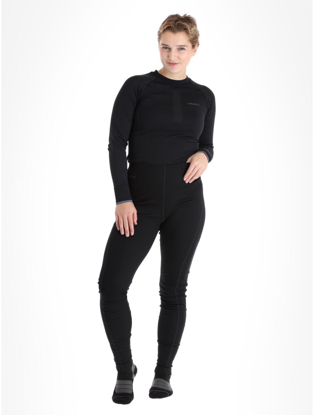 Craft, Core Warm Baselayer thermobroek dames Black zwart 