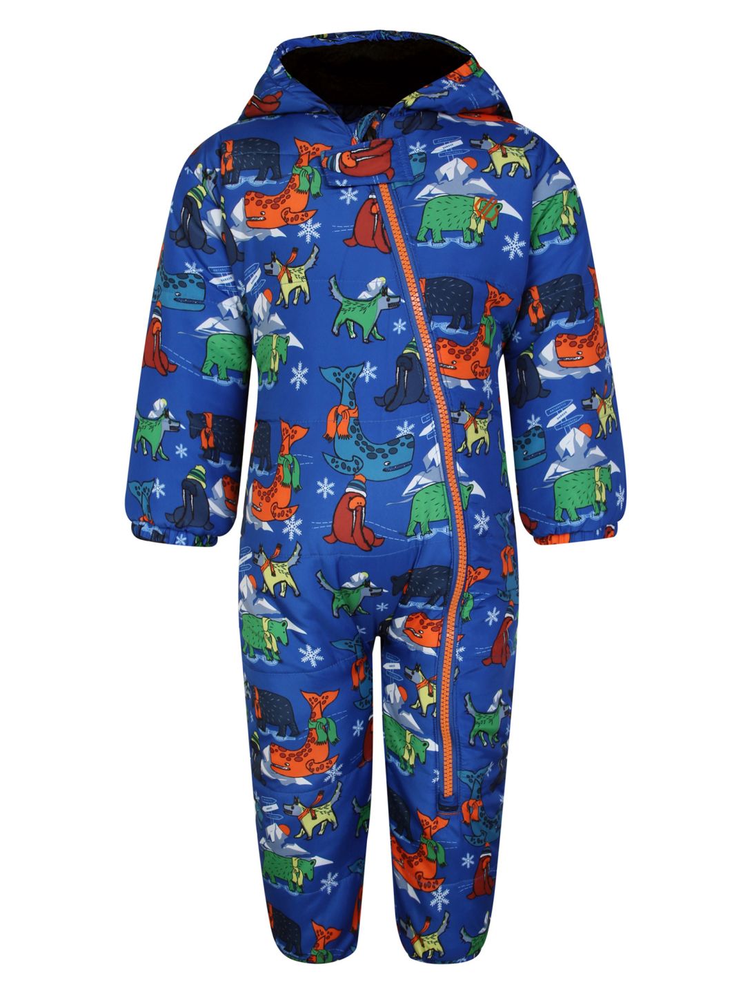 Dare2b, Bambino II ski overall kinderen Olympian Blue Artic Animals blauw 