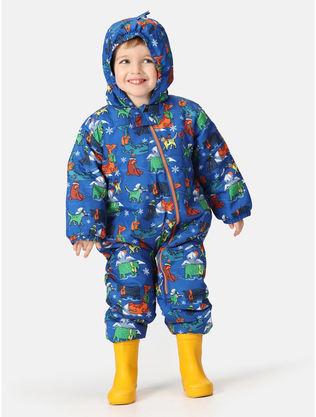 Dare2b, Bambino II ski overall kinderen Olympian Blue Artic Animals blauw 