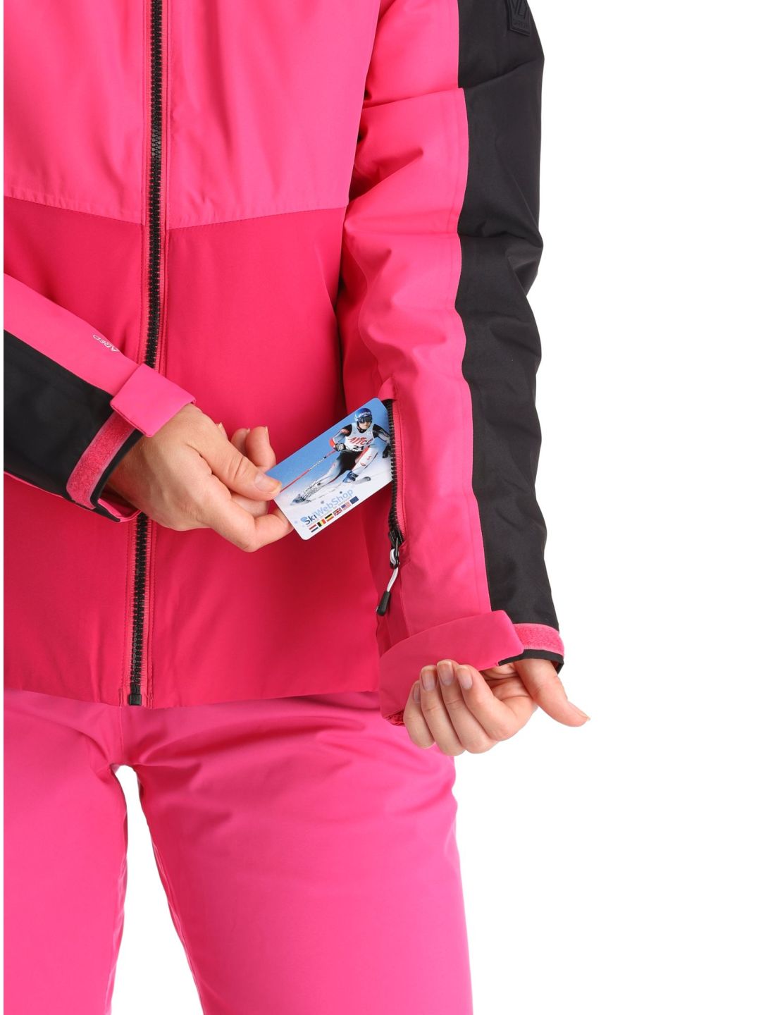 Dare2b, Climatise ski-jas dames Pure Pink / Boudoir Red rood, roze 