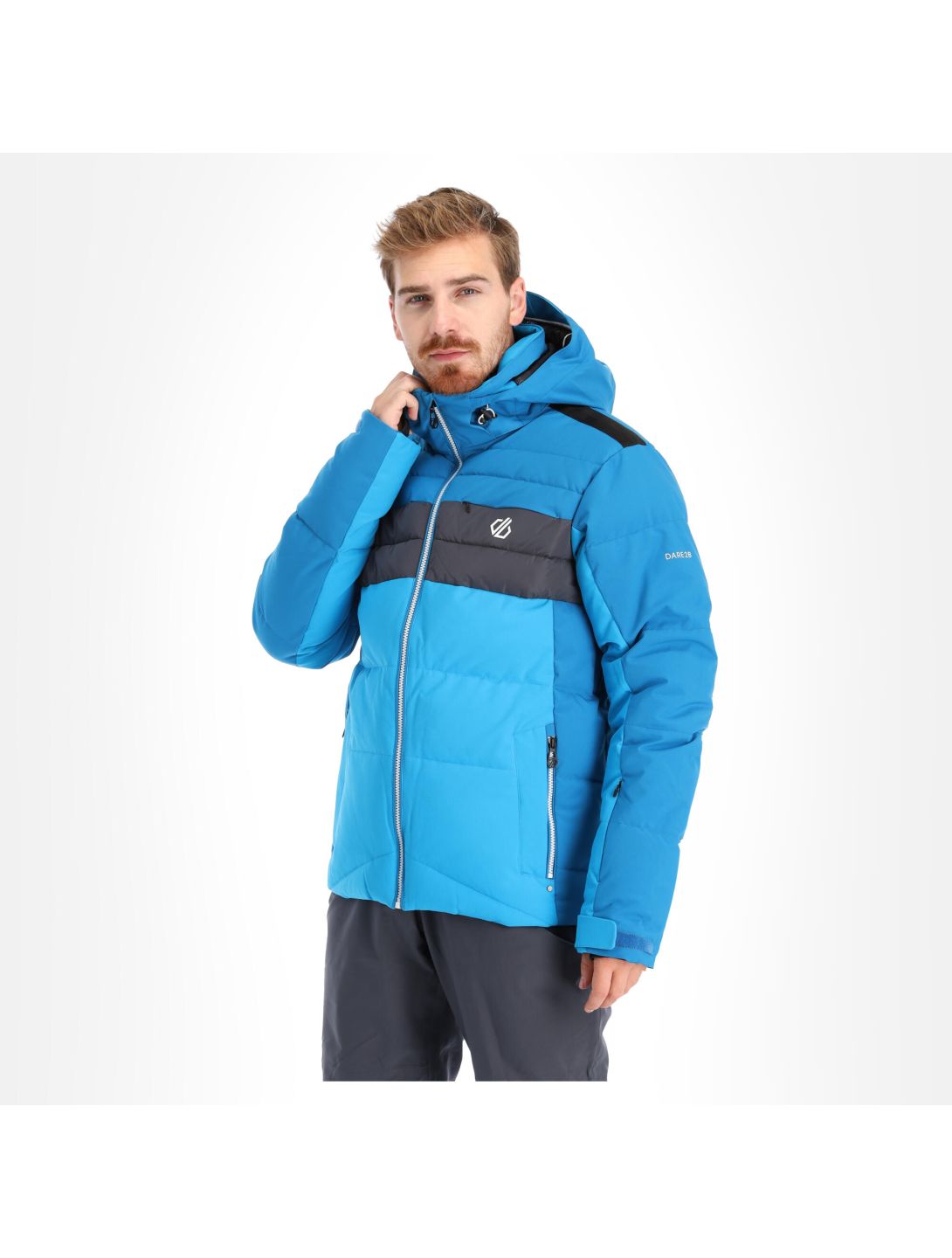 Dare2b, Denote Jacket ski-jas heren petrol Blauw/Grijs