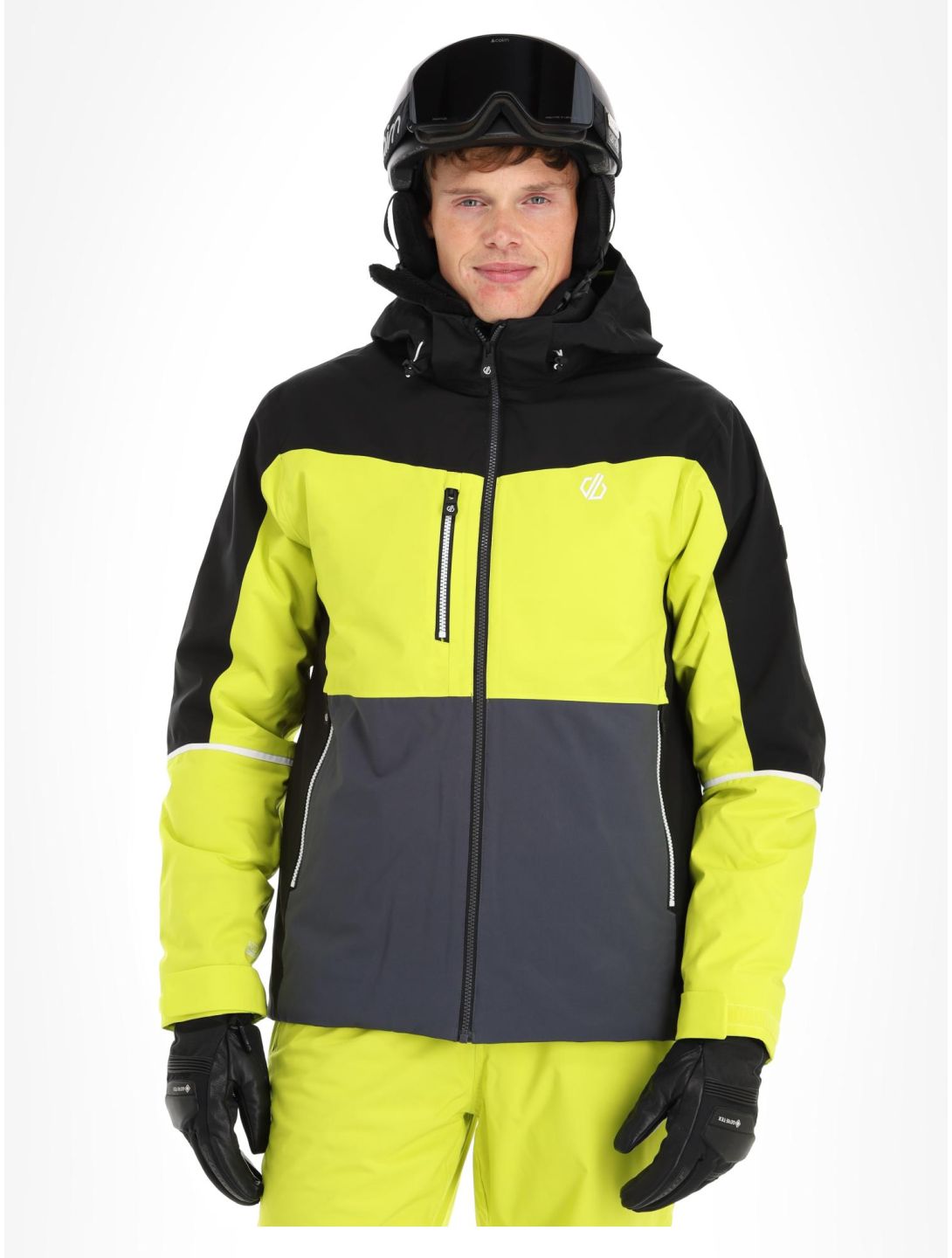 Dare2b, Eagle ski-jas heren Neon Spring/Black groen, zwart 