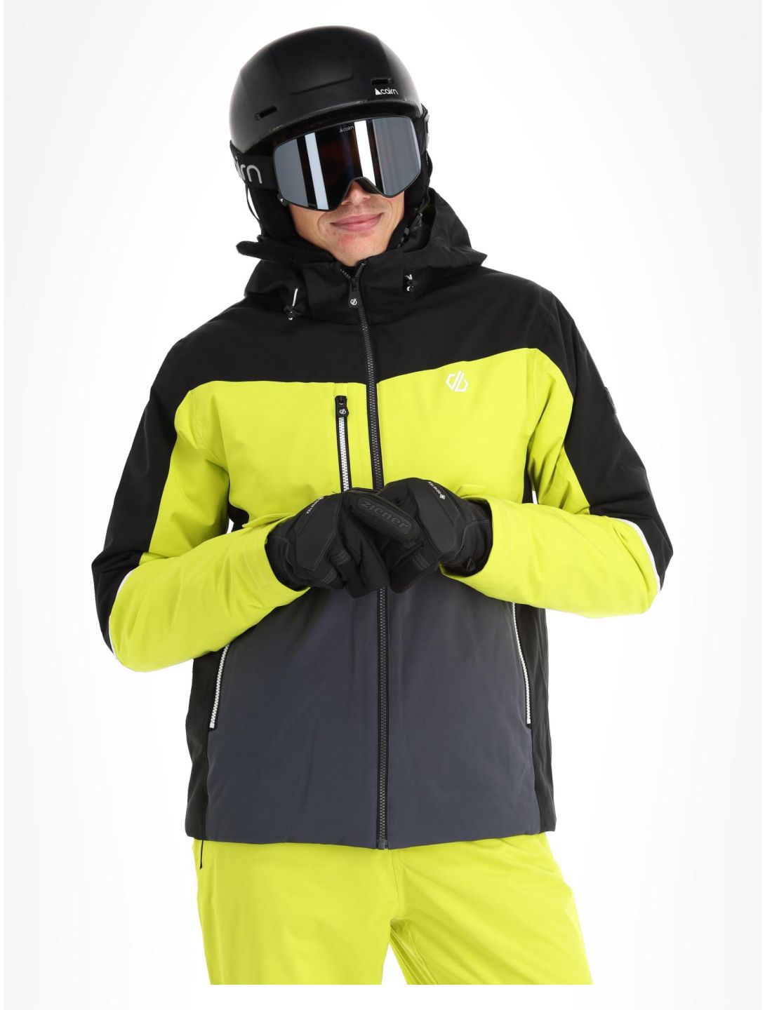 Dare2b, Eagle ski-jas heren Neon Spring/Black groen, zwart 