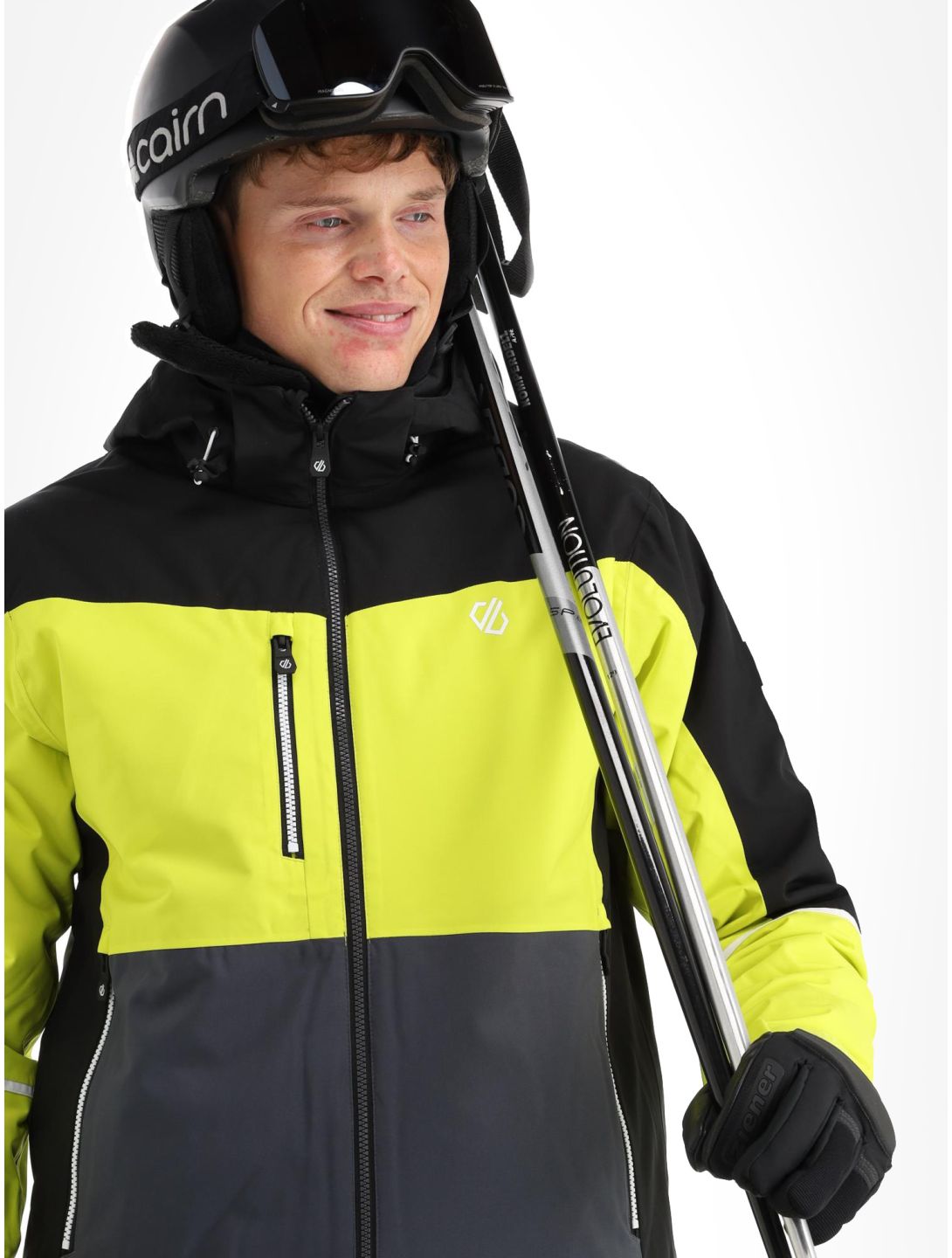 Dare2b, Eagle ski-jas heren Neon Spring/Black groen, zwart 