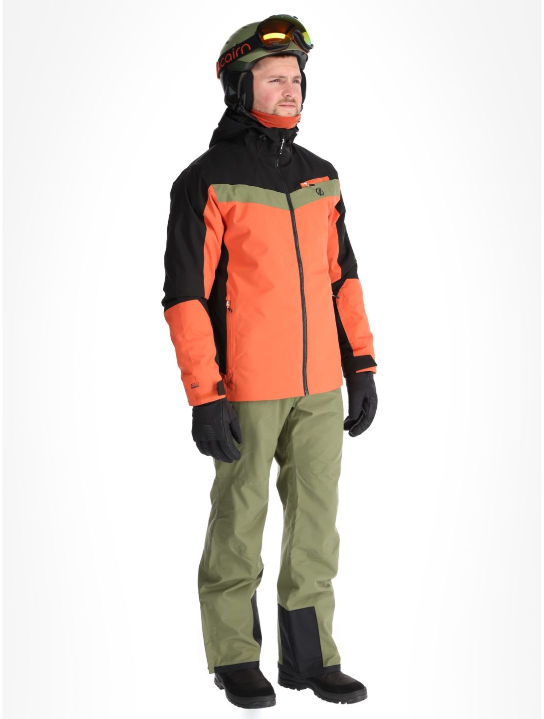 Dare2b, Eagly II ski-jas heren Orange Rust / Black oranje, zwart 