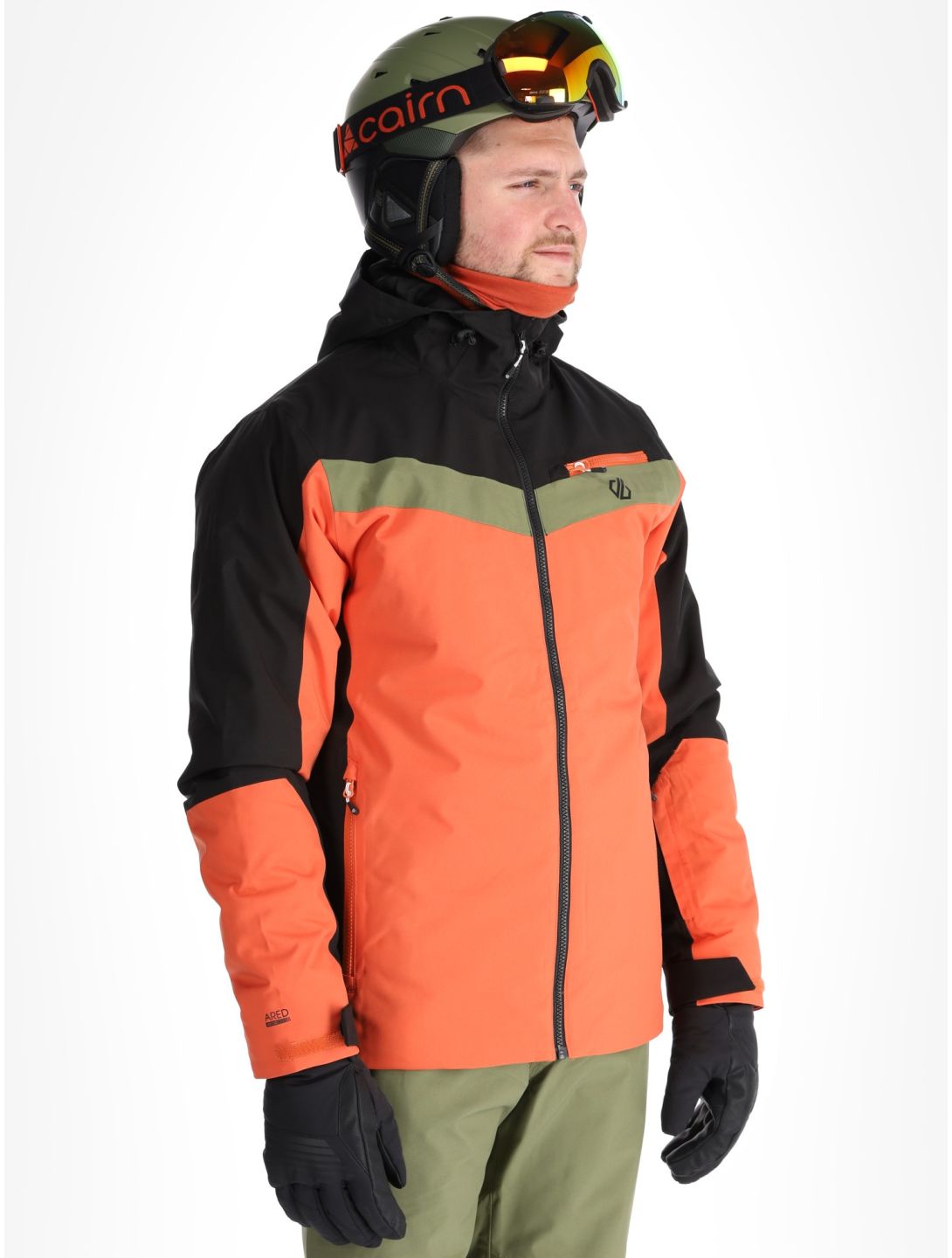 Dare2b, Eagly II ski-jas heren Orange Rust / Black oranje, zwart 