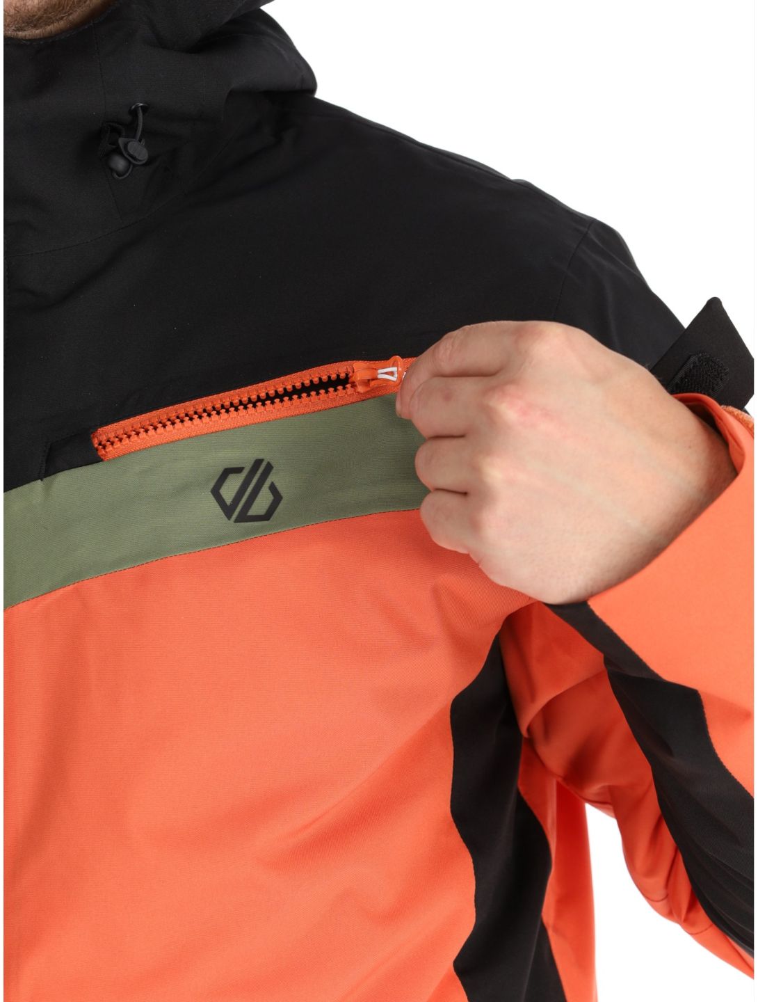 Dare2b, Eagly II ski-jas heren Orange Rust / Black oranje, zwart 