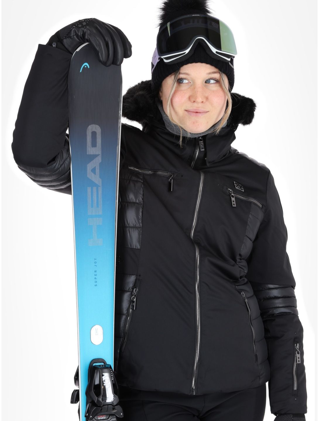 Dare2b, Enlighten ski-jas dames Quietude Blue / Black blauw, zwart 