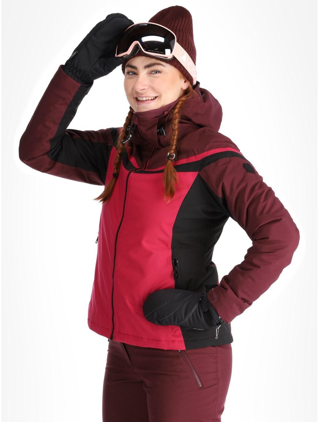 Dare2b, Flurry ski-jas dames Berry Pink / Fig paars, roze 