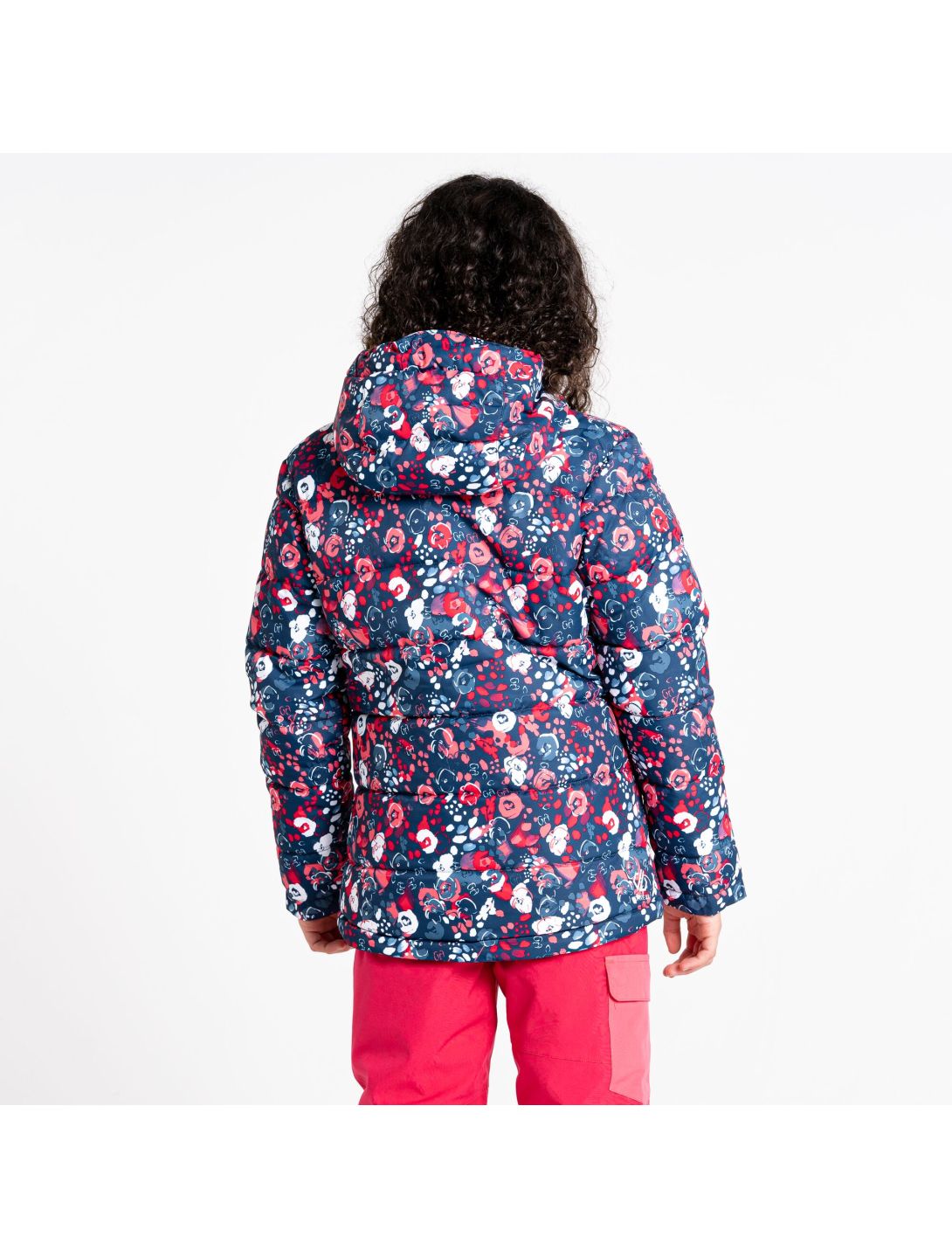 Dare2b, Girls Verdict ski-jas kinderen virtual floral print roze 