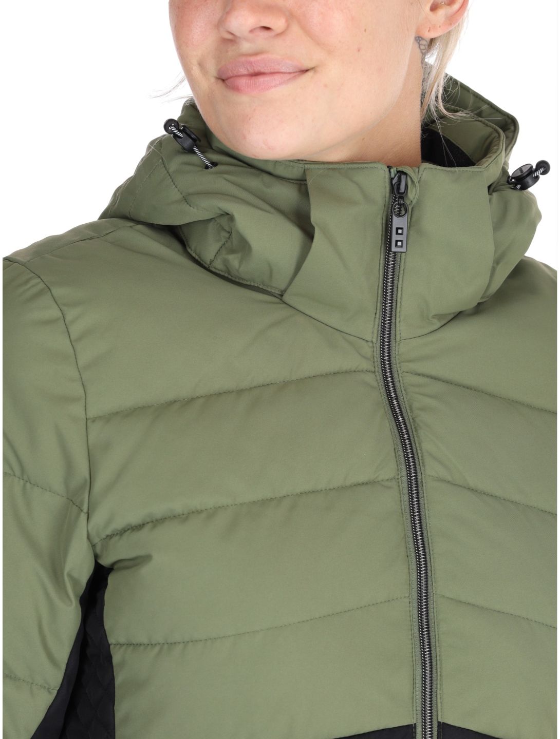 Dare2b, Glacial ski-jas dames Olivine Green / Black groen, zwart 