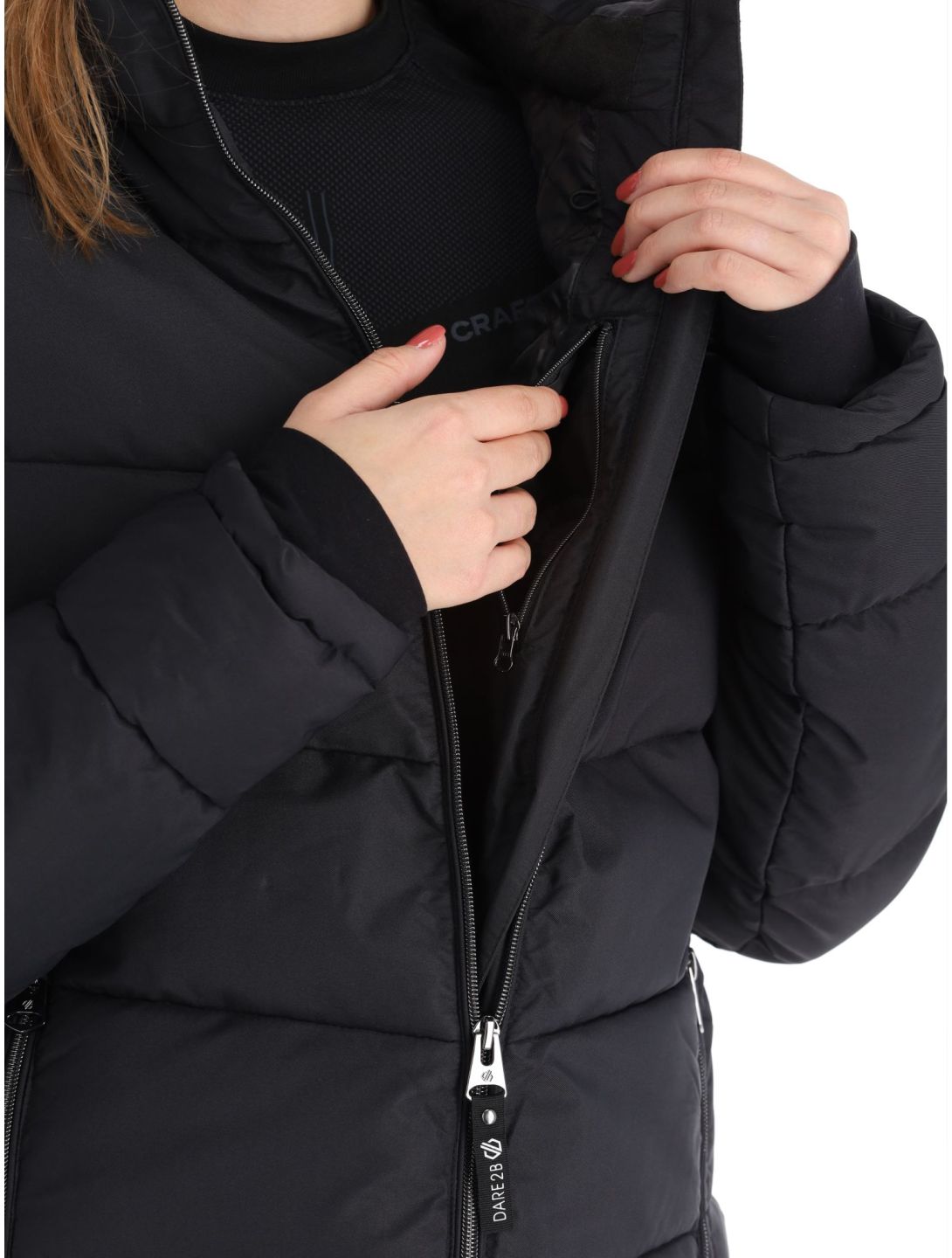 Dare2b, Glamorize I ski-jas dames Black zwart 