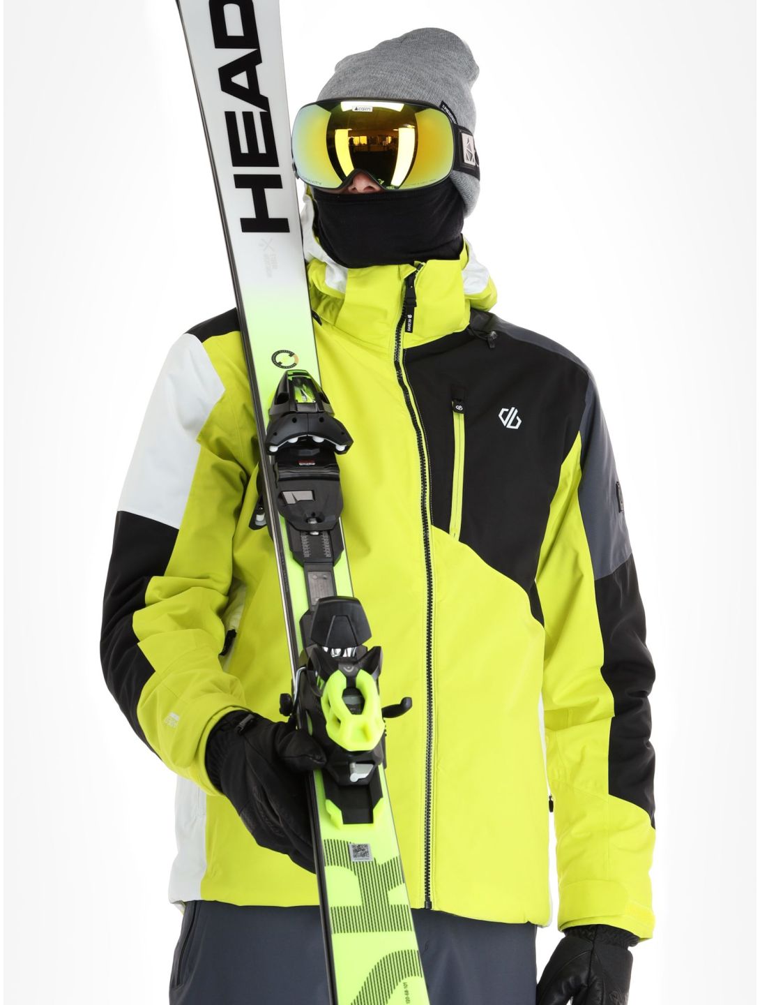 Dare2b, Halfpipe ski-jas heren Neon Spring/Black groen, zwart 