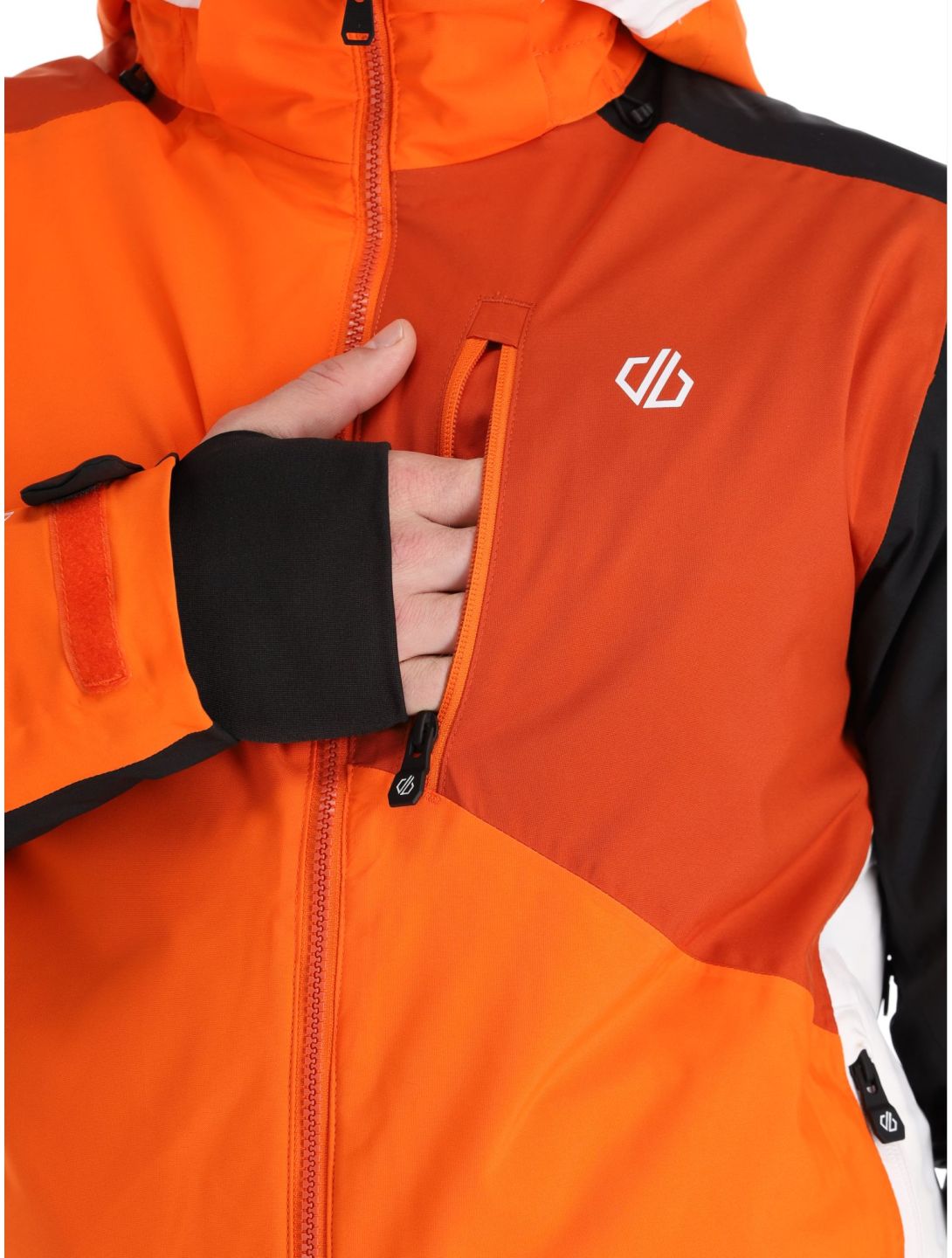 Dare2b, Halfpipe ski-jas heren PuffinOr / Blk oranje, zwart 