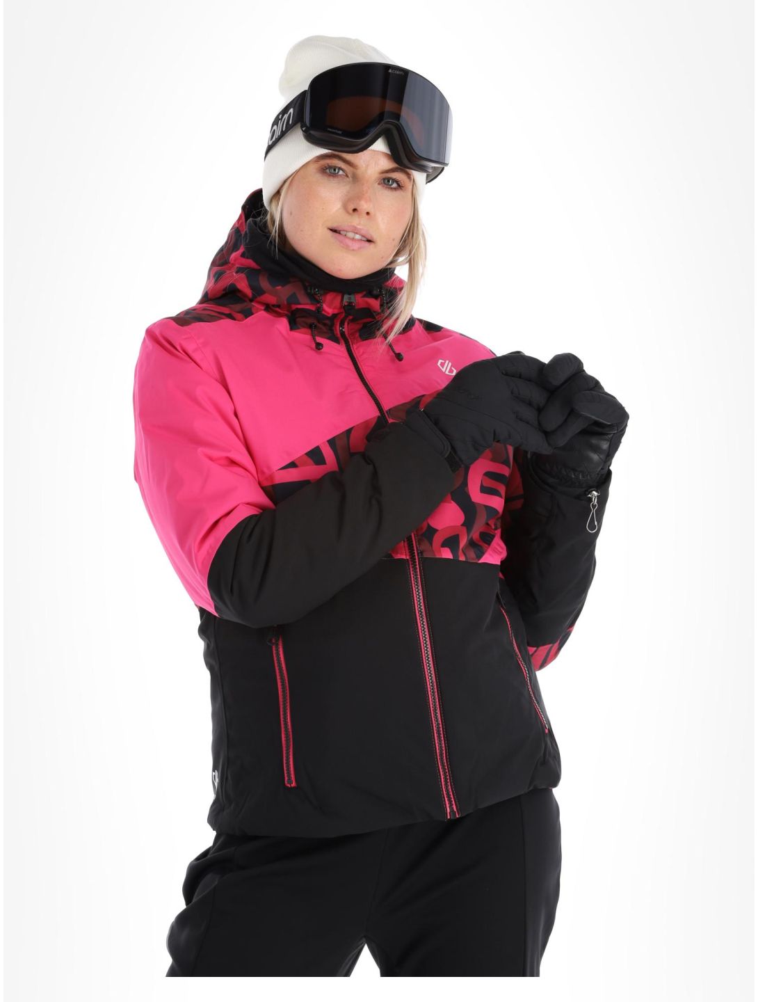 Dare2b, Ice ski-jas dames Pure Pink Graffiti Print / Pure Pink roze 