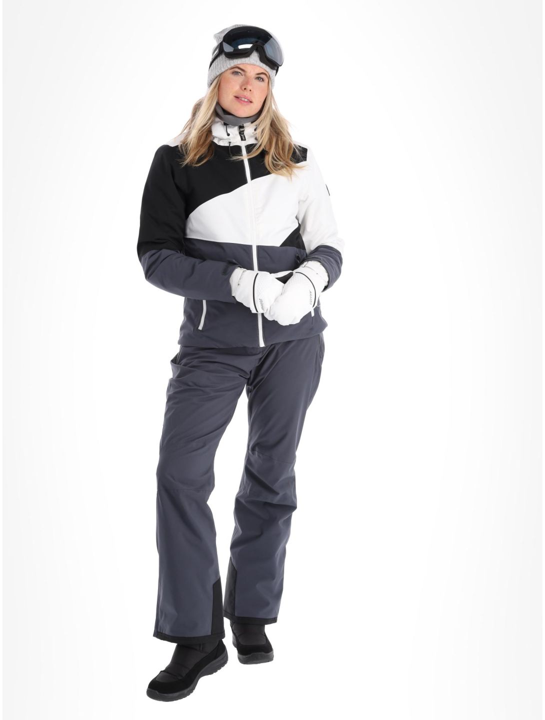 Dare2b, Ice ski-jas dames White / Ebony Grey grijs, wit 