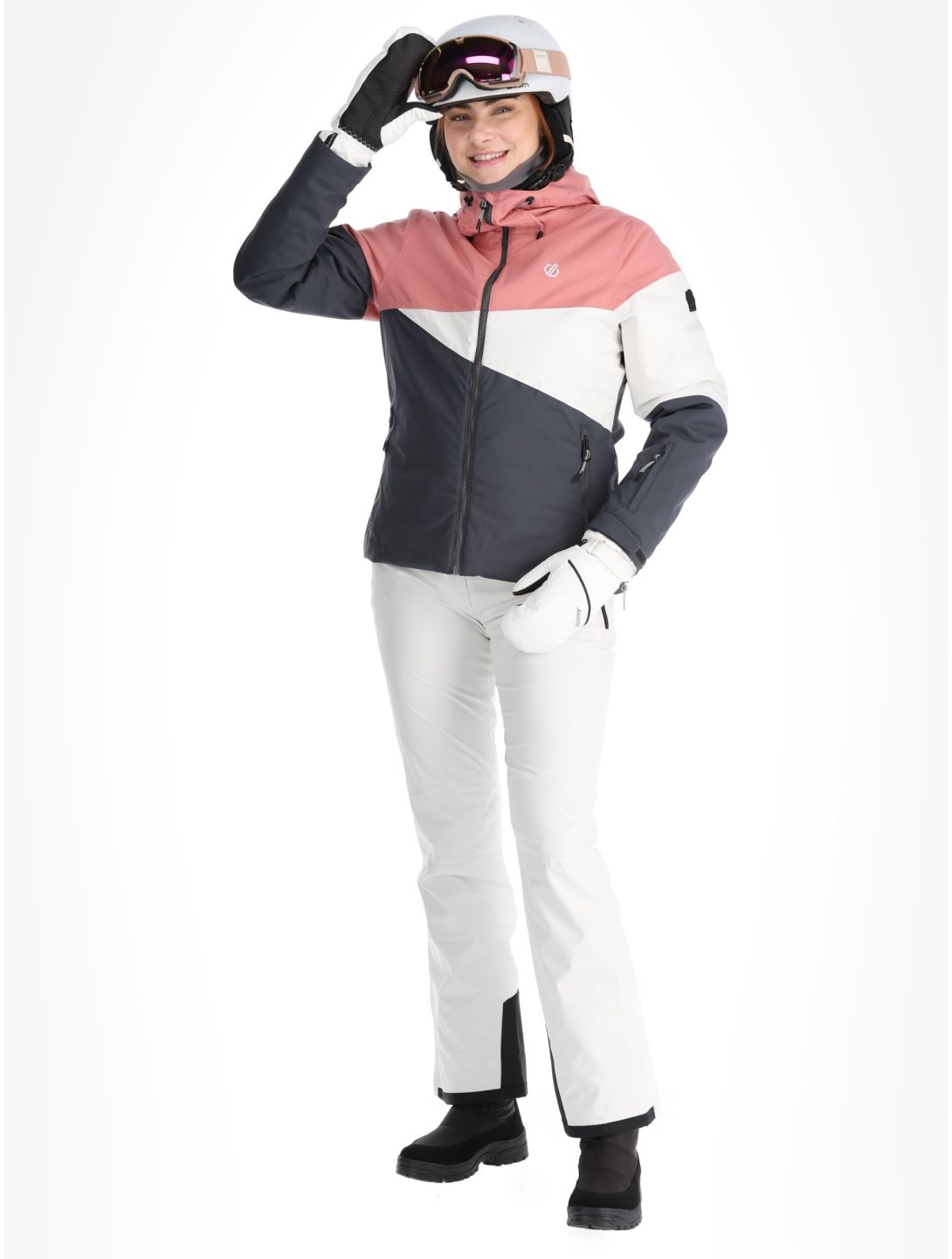 Dare2b, Ice III ski-jas dames Dusty Rose / Ebony Grey grijs, roze 