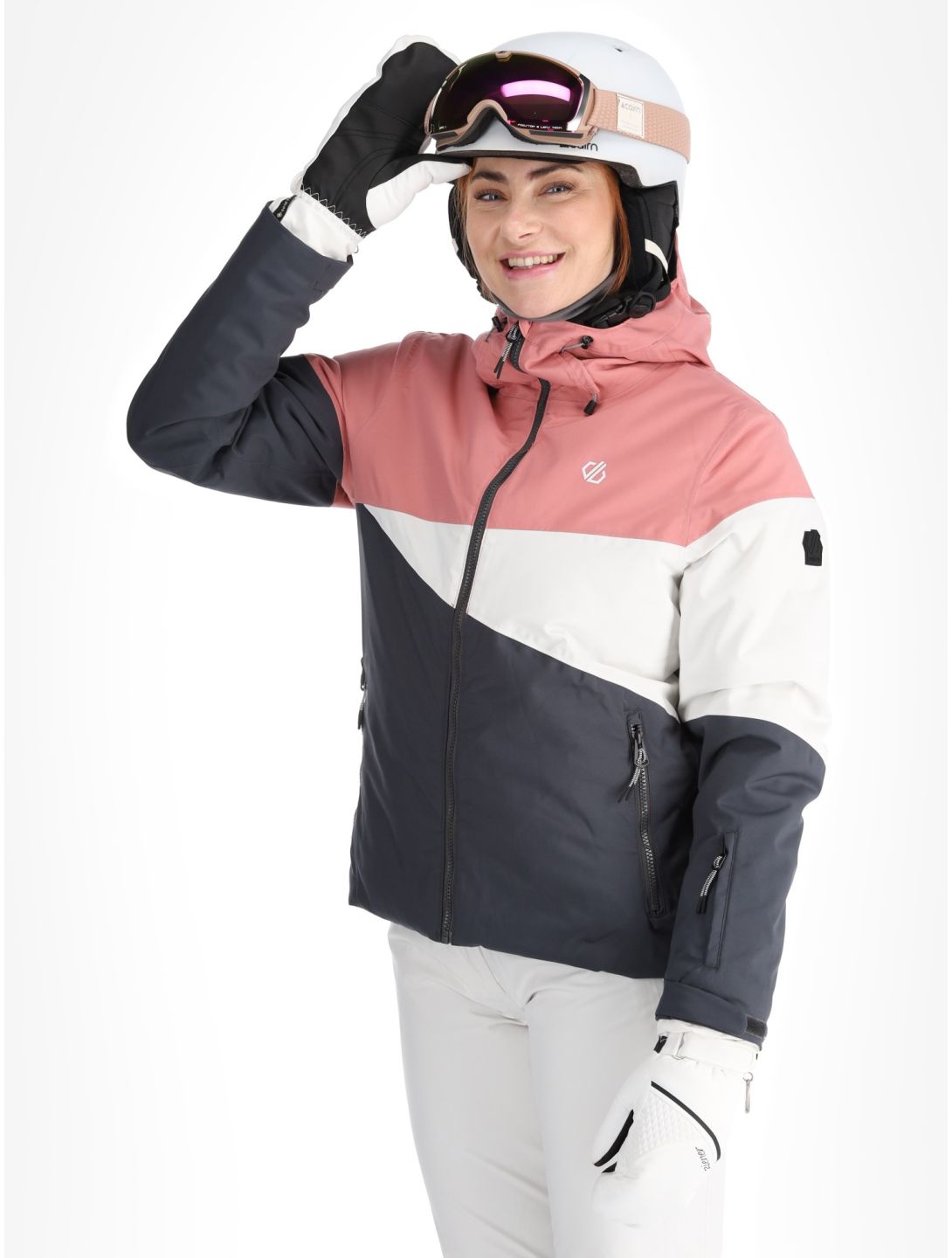 Dare2b, Ice III ski-jas dames Dusty Rose / Ebony Grey grijs, roze 