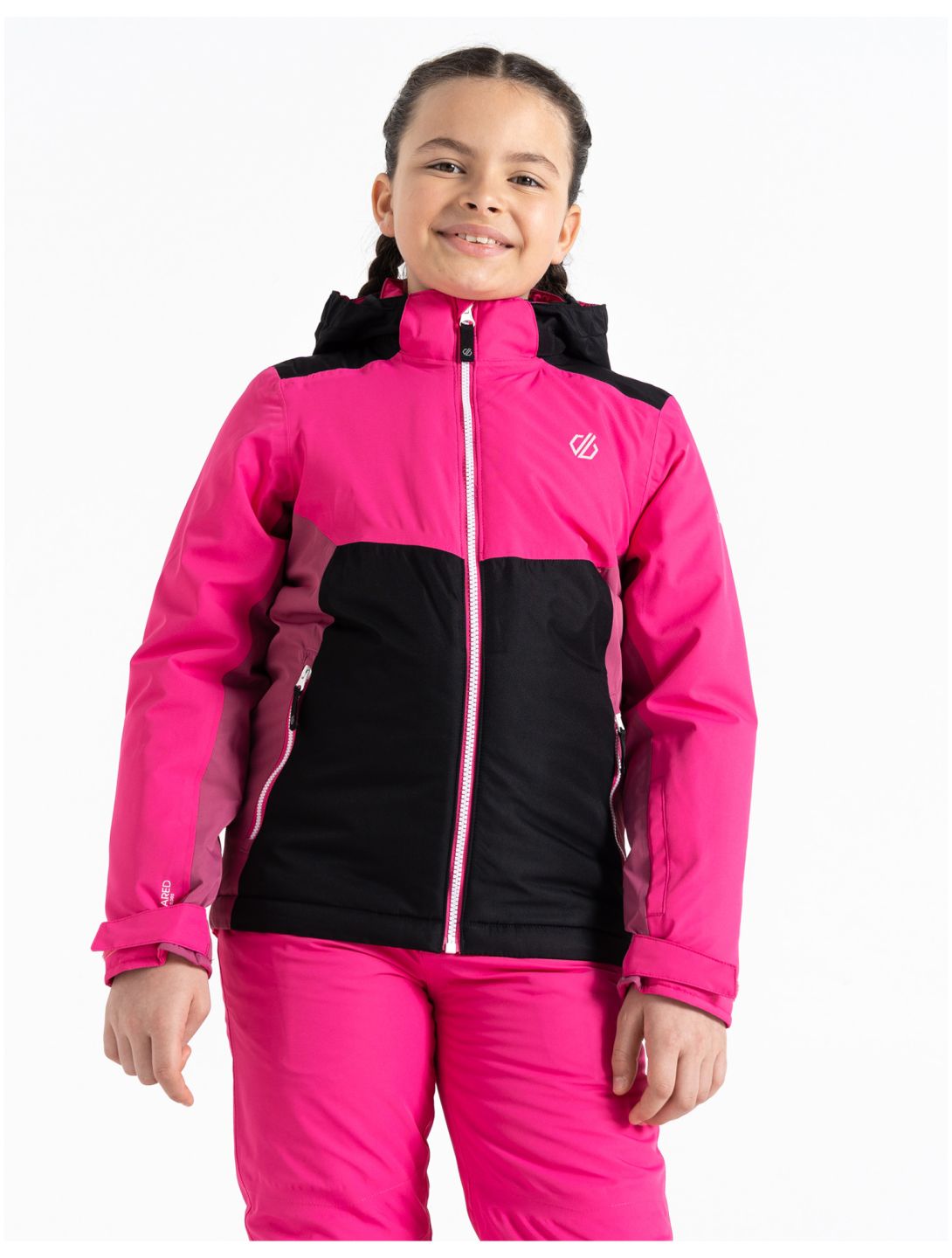 Dare2b, Impose III ski-jas kinderen PurePink / Blk roze, zwart 