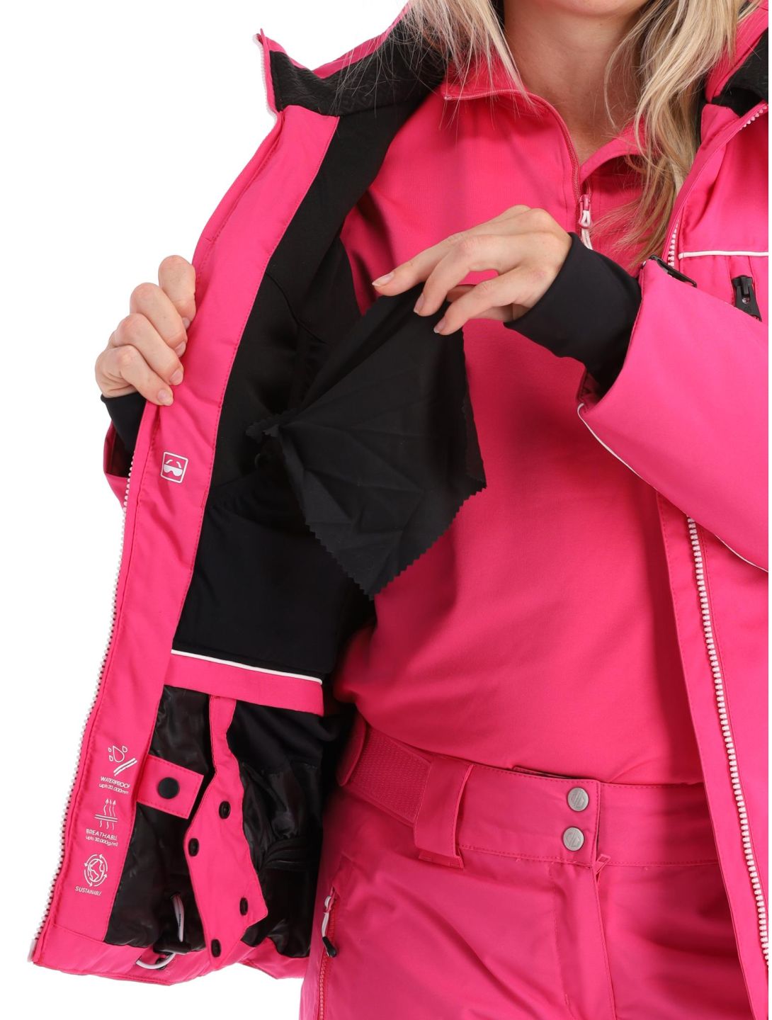 Dare2b, Line ski-jas dames Pure Pink roze 