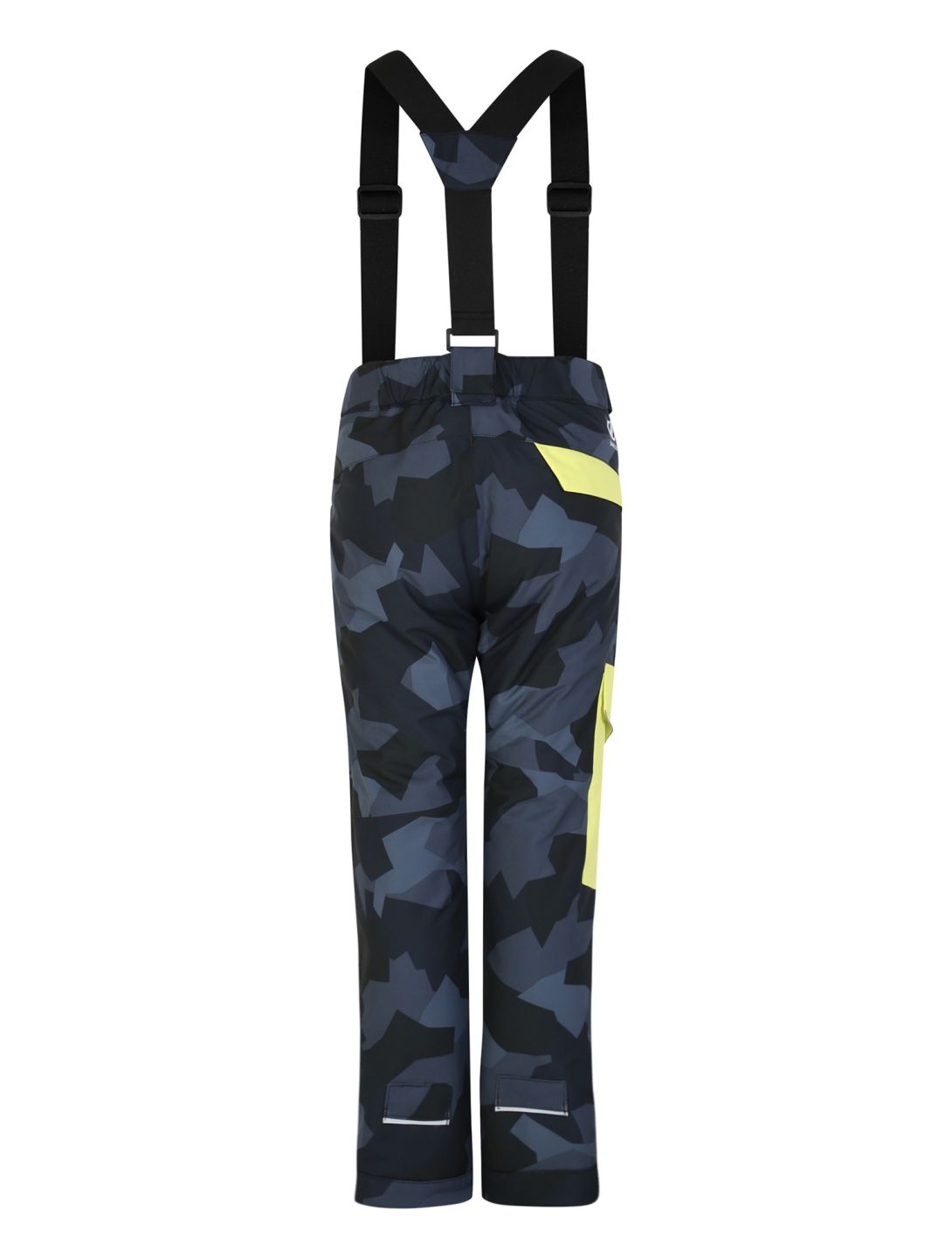 Dare2b, Pow skibroek kinderen Black Geo Camo Print grijs, zwart 