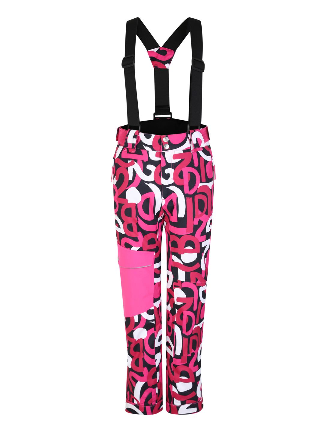 Dare2b, Pow skibroek kinderen Kids Ski Graffiti Print rood 