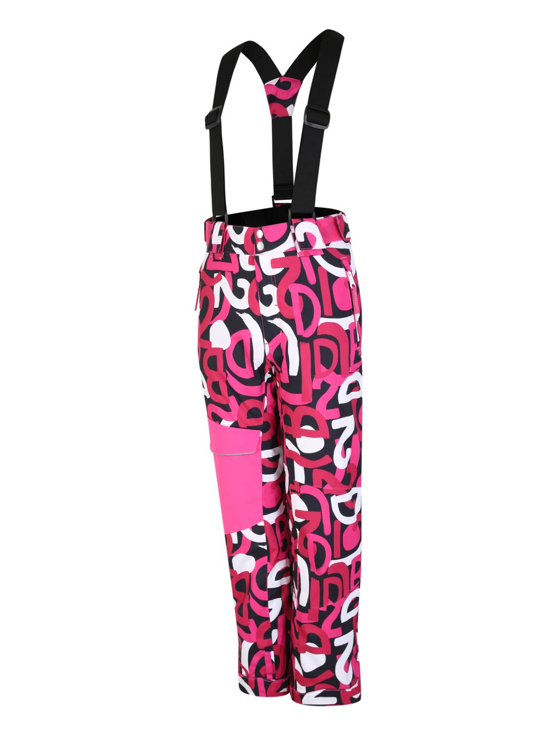 Dare2b, Pow skibroek kinderen Kids Ski Graffiti Print rood 