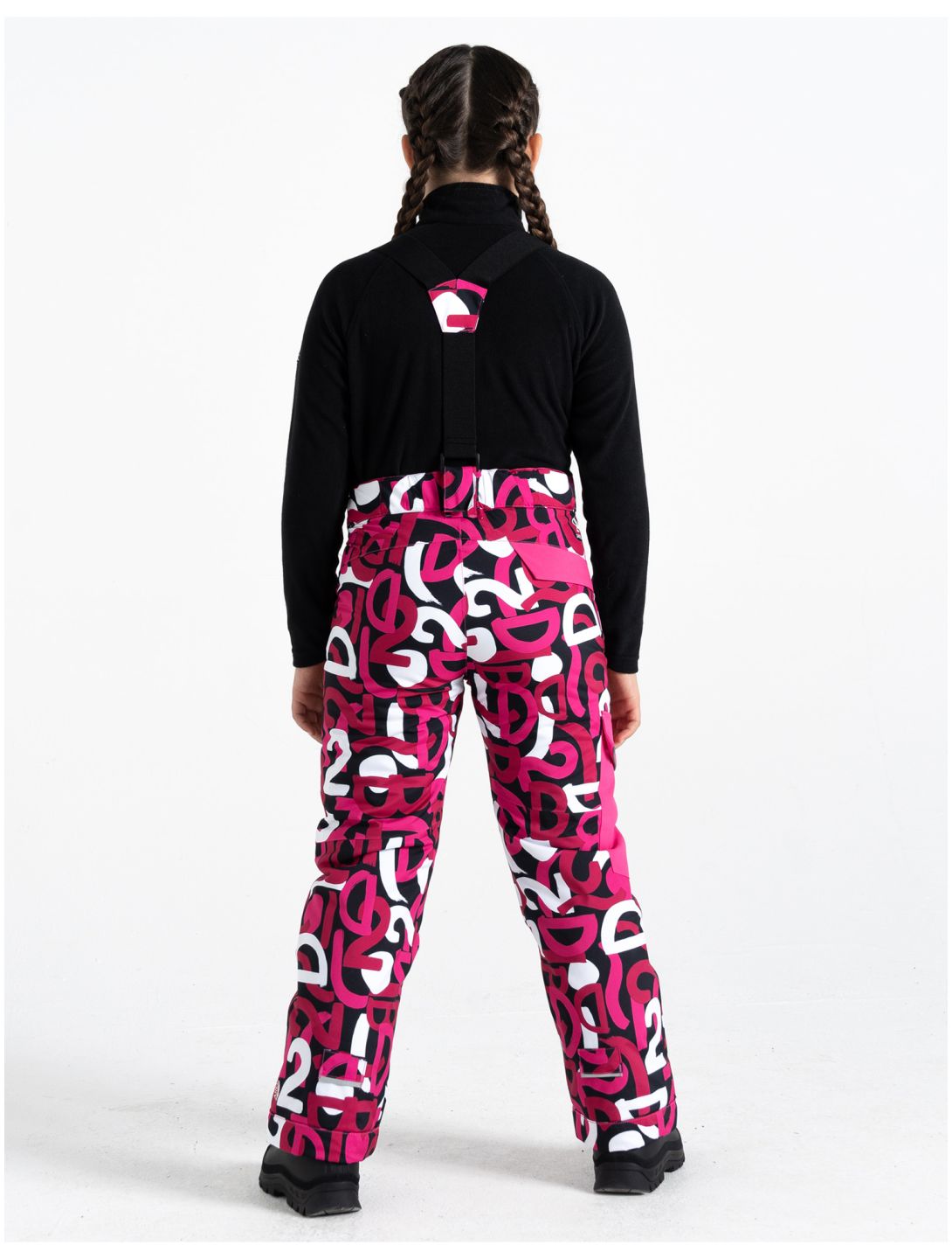 Dare2b, Pow skibroek kinderen Kids Ski Graffiti Print rood 