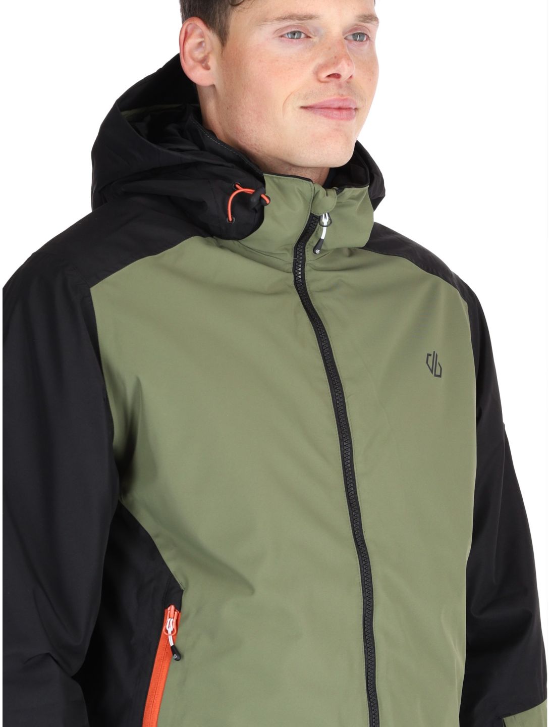 Dare2b, Precision II ski-jas heren Black / Olivine Green groen, zwart 