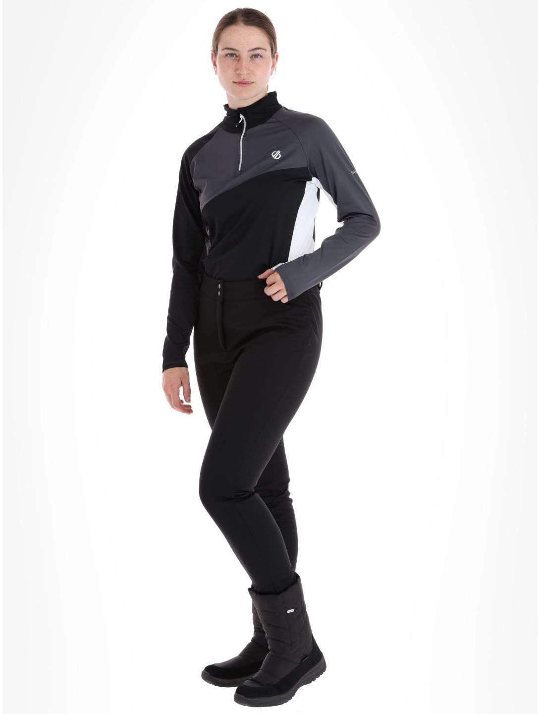 Dare2b, Sleek III softshell skibroek dames Black zwart 