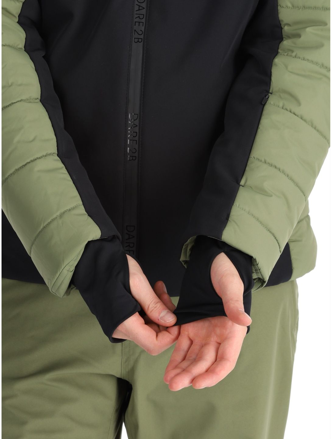 Dare2b, Speed softshell ski-jas heren Olivine Green / Black groen, zwart 