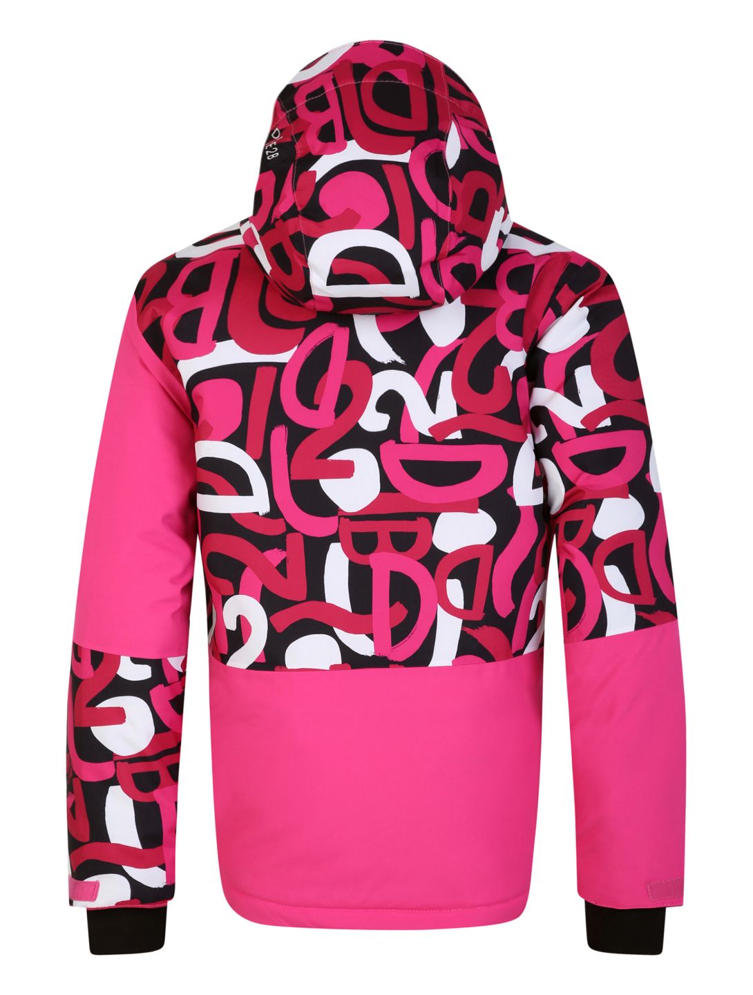 Dare2b, Traverse ski-jas kinderen Kids Ski Graffiti Print / Black roze 