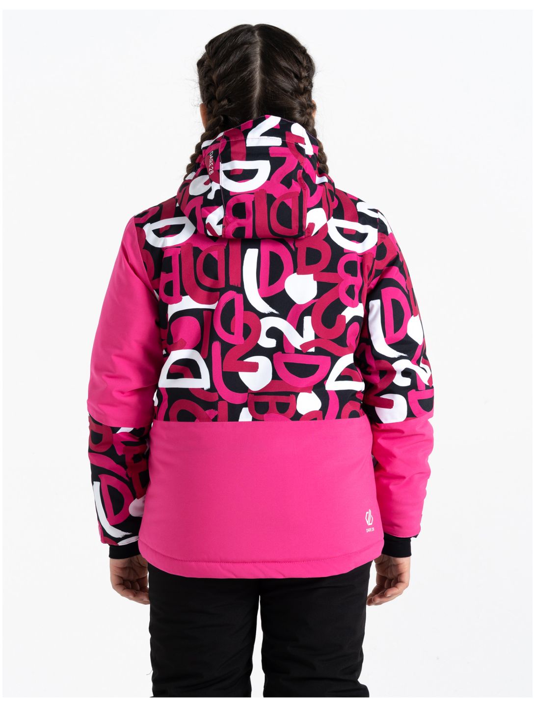 Dare2b, Traverse ski-jas kinderen Kids Ski Graffiti Print / Black roze 