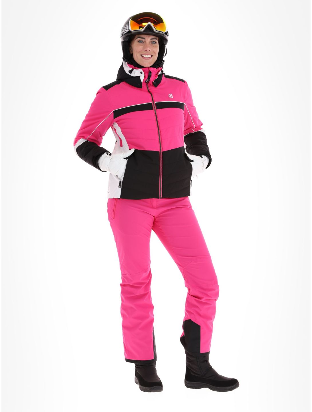 Dare2b, Vitilised ski-jas dames PurePink / Blk roze, zwart 