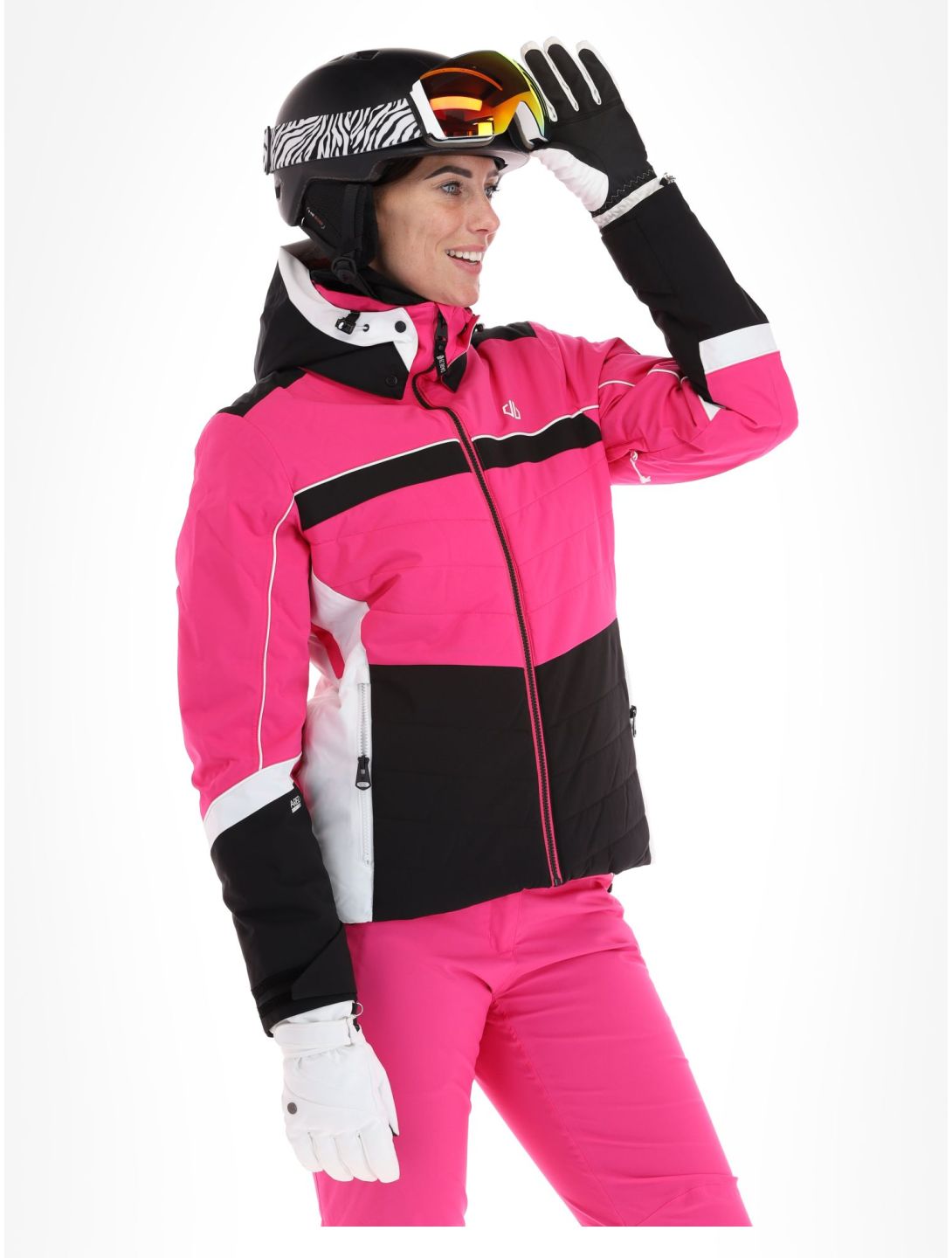 Dare2b, Vitilised ski-jas dames PurePink / Blk roze, zwart 