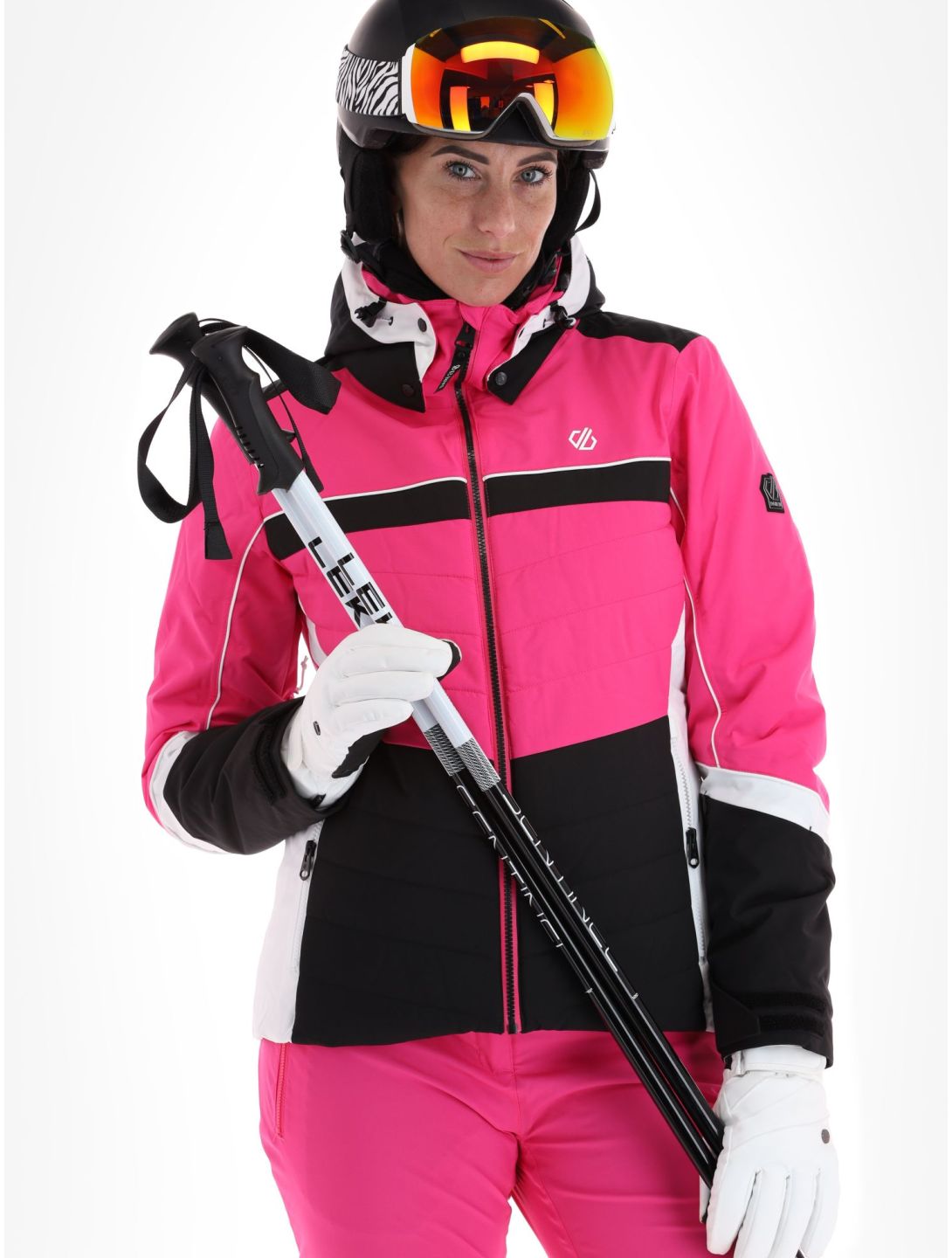 Dare2b, Vitilised ski-jas dames PurePink / Blk roze, zwart 