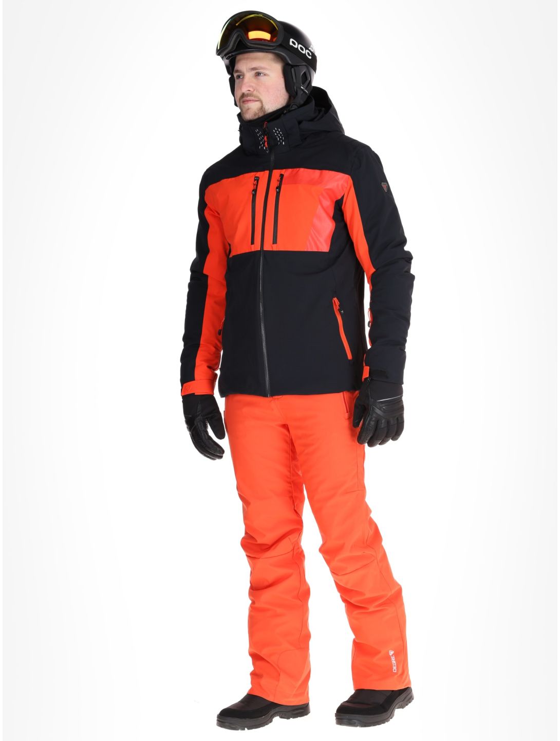 Degre7, Sivin ski-jas heren Black rood 