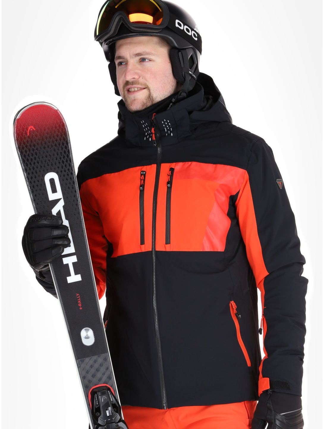 Degre7, Sivin ski-jas heren Black rood 