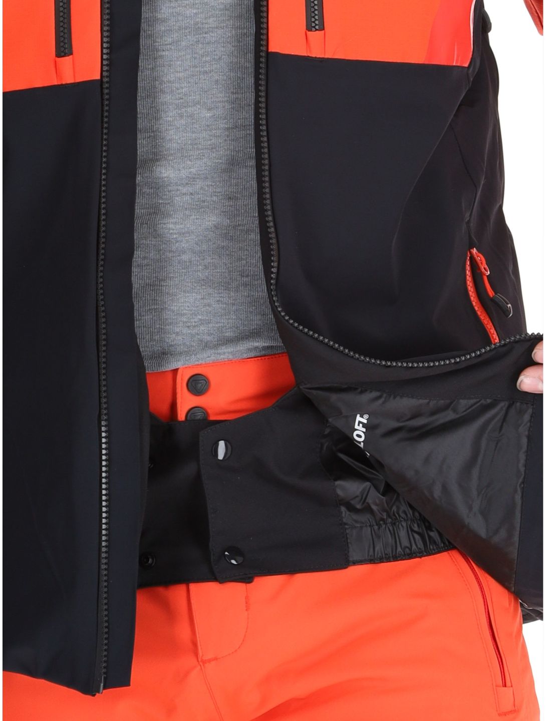 Degre7, Sivin ski-jas heren Black rood 