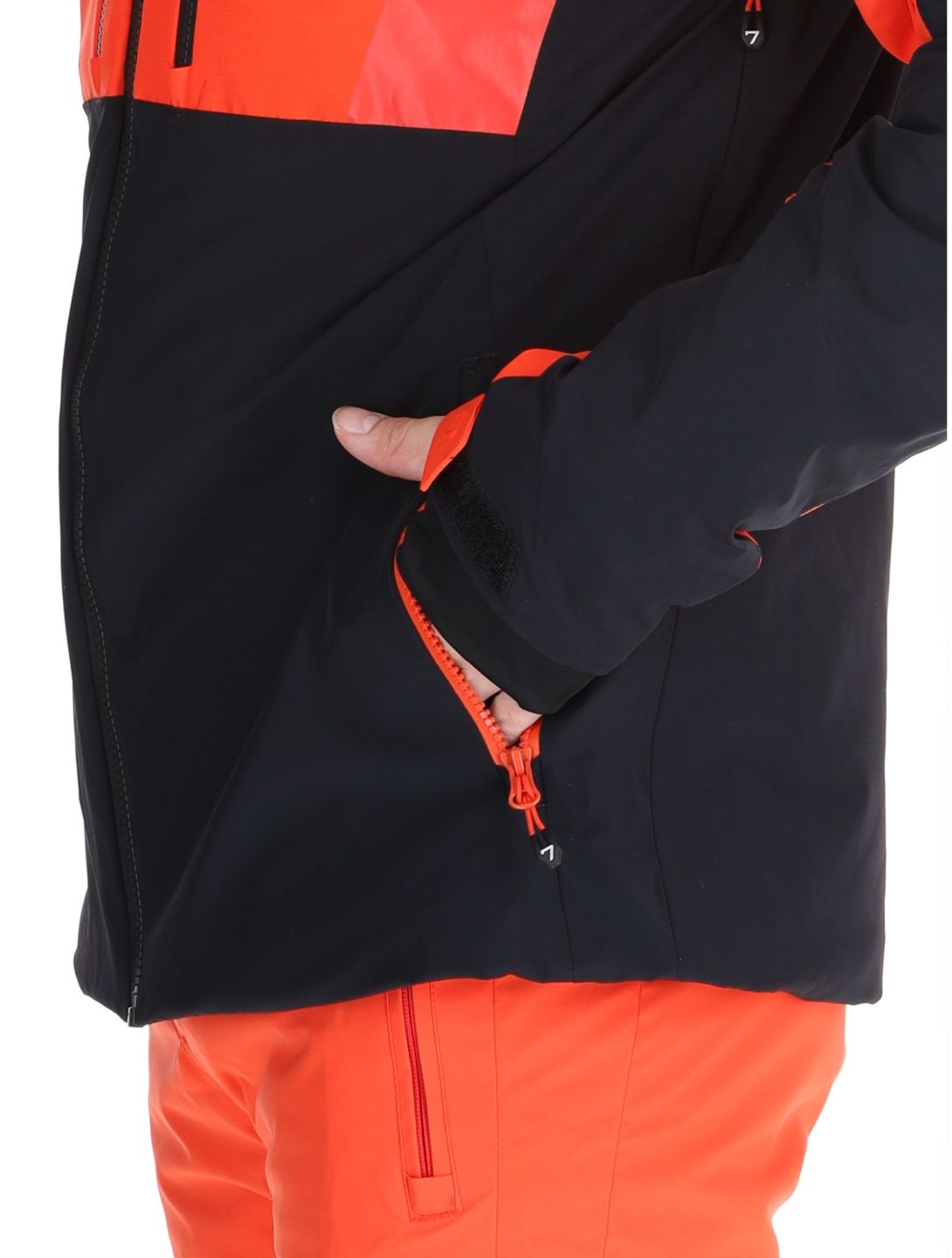 Degre7, Sivin ski-jas heren Black rood 