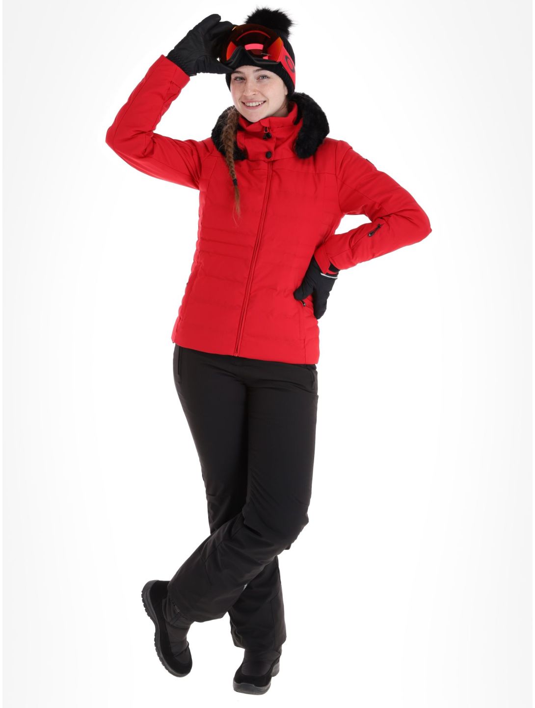 Degre7, Traqui ski-jas dames Cherry roze 