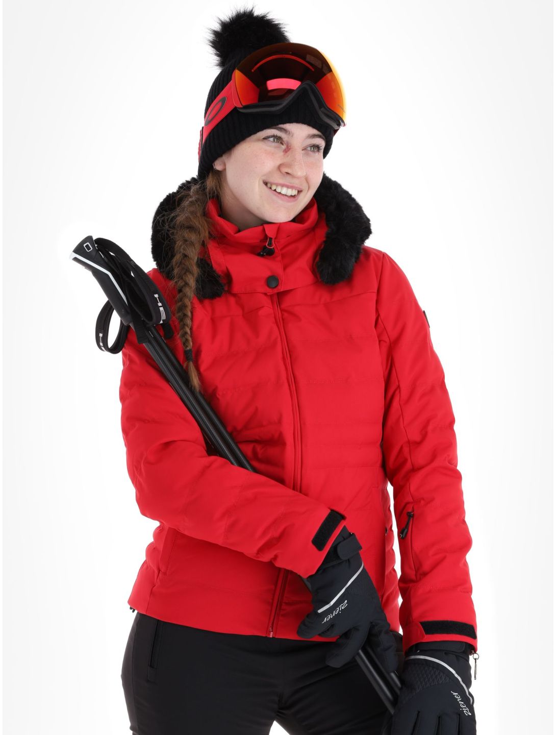 Degre7, Traqui ski-jas dames Cherry roze 