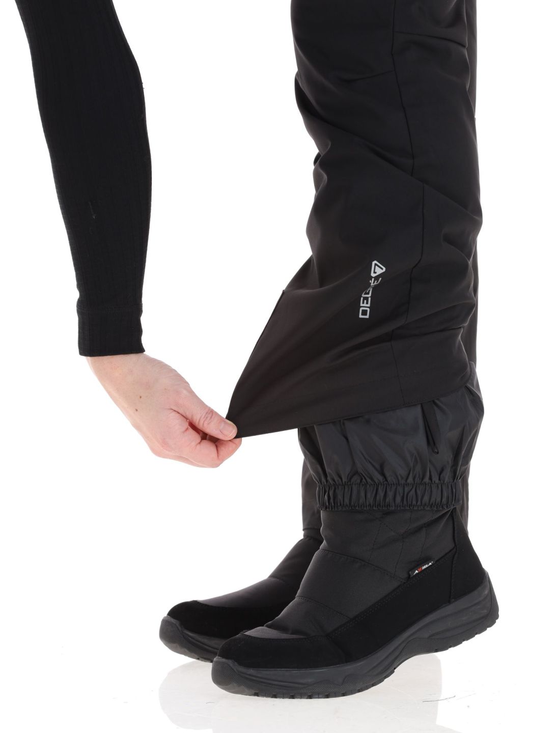 Degre7, Valgau softshell skibroek dames Black zwart 