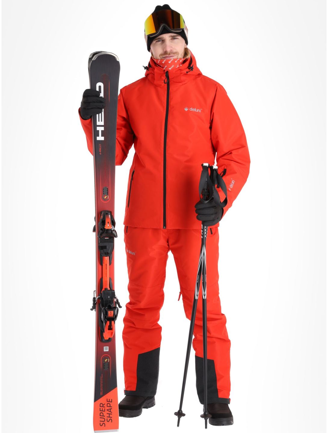 Deluni, Icerocker Pure ski-jas heren Red rood 