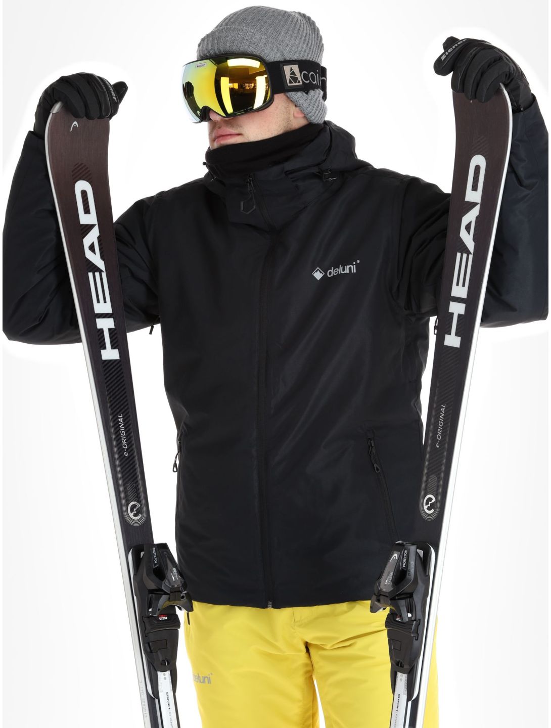 Deluni, Icerocker Pure ski-jas heren Black zwart 