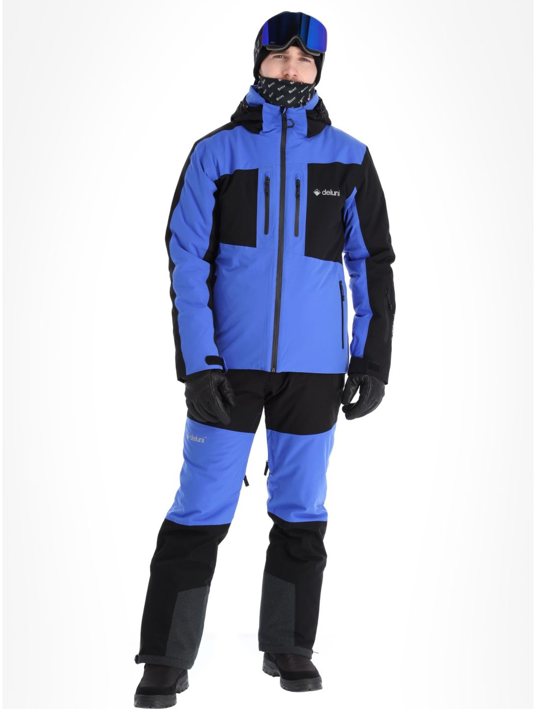 Deluni, Icerocker Pro ski-jas heren Black / Blue blauw, zwart 